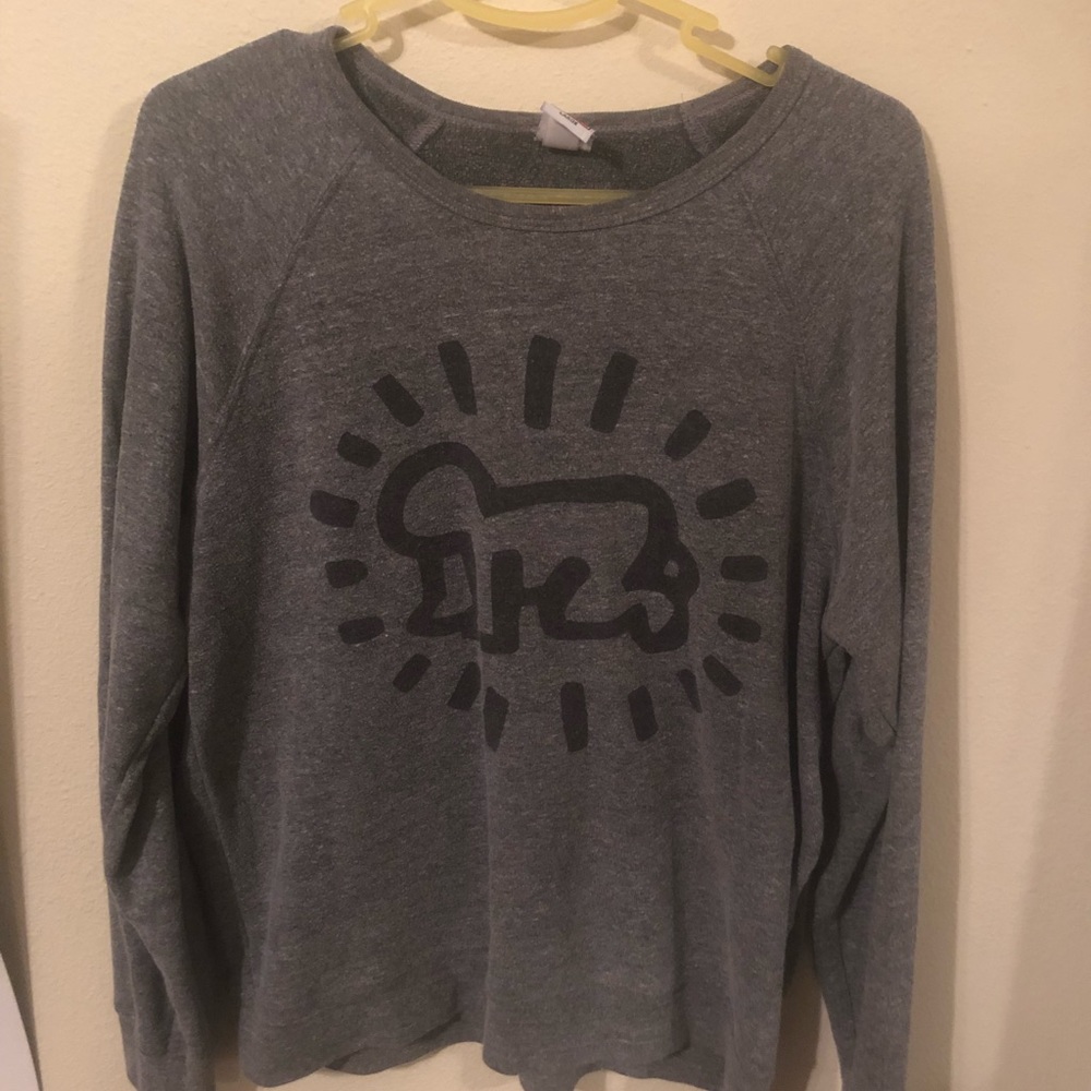 Obey Keith haring sweater shirt